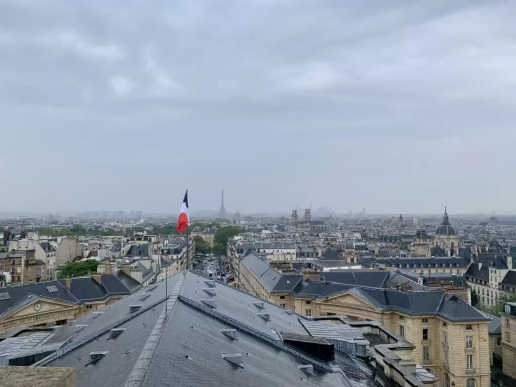 Paris view Eiffel Tower